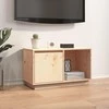 TV staliukas Televizoriaus spintelė, 74x35x44cm, pušies medienos masyvas
