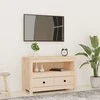 TV staliukas Televizoriaus spintelė, 79x35x52cm, pušies medienos masyvas