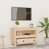 TV staliukas Televizoriaus spintelė, 79x35x52cm, pušies medienos masyvas