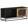 TV staliukas Televizoriaus spintelė, 90x30x40cm, neapdorota mango mediena