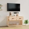 TV staliukas Televizoriaus spintelė, 90x40x60cm, pušies medienos masyvas