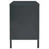 TV staliukas Televizoriaus spintelė, antracito, 105x35x52cm, plienas/stiklas
