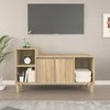 TV staliukas Televizoriaus spintelė, ąžuolo, 100x35x55cm, apdirbta mediena
