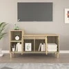 TV staliukas Televizoriaus spintelė, ąžuolo, 100x35x55cm, apdirbta mediena