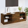 TV staliukas Televizoriaus spintelė, ąžuolo, 102x35,5x35,5cm, mediena