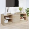 TV staliukas Televizoriaus spintelė, ąžuolo, 102x35,5x36,5cm, mediena