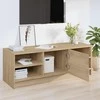 TV staliukas Televizoriaus spintelė, ąžuolo, 102x35,5x36,5cm, mediena