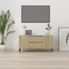 TV staliukas Televizoriaus spintelė, ąžuolo, 102x44,5x50cm, apdirbta mediena