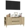 TV staliukas Televizoriaus spintelė, ąžuolo, 102x44,5x50cm, apdirbta mediena