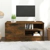 TV staliukas Televizoriaus spintelė, ąžuolo, 80x35x36,5cm, apdirbta mediena