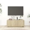 TV staliukas Televizoriaus spintelė, ąžuolo, 100x35x40cm, apdirbta mediena