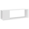TV staliukas Televizoriaus spintelė, balta, 100x24x32cm, apdirbta mediena