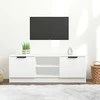 TV staliukas Televizoriaus spintelė, balta, 102x35x36,5cm, apdirbta mediena