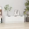 TV staliukas Televizoriaus spintelė, balta, 102x35x36,5cm, apdirbta mediena