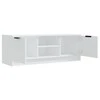 TV staliukas Televizoriaus spintelė, balta, 102x35x36,5cm, apdirbta mediena