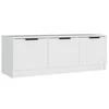 TV staliukas Televizoriaus spintelė, balta, 102x35x36,5cm, apdirbta mediena