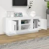 TV staliukas Televizoriaus spintelė, baltos spalvos, 102x35x45cm, mediena