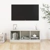 TV staliukas Televizoriaus spintelė, balta, 104x33x41cm, pušies masyvas