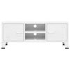 TV staliukas Televizoriaus spintelė, balta, 105x35x42cm, metalas