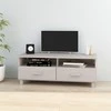 TV staliukas Televizoriaus spintelė HAMAR, balta, 106x40x40cm, pušis