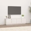 TV staliukas Televizoriaus spintelė, balta, 140x40x40cm, pušies masyvas