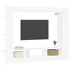 TV staliukas Televizoriaus spintelė, balta, 152x22x113cm, apdirbta mediena