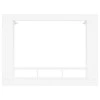 TV staliukas Televizoriaus spintelė, balta, 152x22x113cm, apdirbta mediena