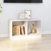 TV staliukas Televizoriaus spintelė, balta, 70x33x42cm, pušies masyvas