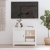 TV staliukas Televizoriaus spintelė, balta, 70x36,5x52cm, pušies masyvas