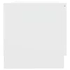 TV staliukas Televizoriaus spintelė, balta, 80x35x36,5cm, apdirbta mediena