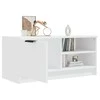 TV staliukas Televizoriaus spintelė, balta, 80x35x36,5cm, apdirbta mediena