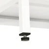 TV staliukas Televizoriaus spintelė, balta, 90x30x44cm, plienas ir stiklas