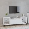 TV staliukas Televizoriaus spintelė, baltos spalvos, 160x35x55cm, mediena