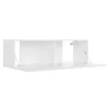 TV staliukas Televizoriaus spintelė, balta, 100x30x30cm, apdirbta mediena