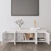 TV staliukas Televizoriaus spintelė, balta, 120x30x40,5 cm, apdirbta mediena
