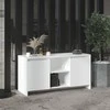 TV staliukas Televizoriaus spintelė, balta, 102x37,5x52,5cm, mediena