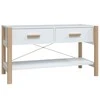TV staliukas Televizoriaus spintelė, baltos spalvos, 82x38x45cm, mediena