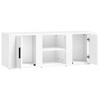 TV staliukas Televizoriaus spintelė, baltos spalvos, 100x31,5x35cm, mediena