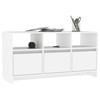 TV staliukas Televizoriaus spintelė, balta, 102x37,5x52,5cm, mediena