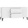 TV staliukas Televizoriaus spintelė, baltos spalvos, 102x44,5x50cm, mediena