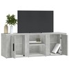 TV staliukas Televizoriaus spintelė, betono pilka, 100x31,5x35cm, mediena