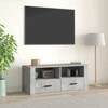 TV staliukas Televizoriaus spintelė, betono pilka, 100x35x40cm, mediena