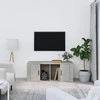 TV staliukas Televizoriaus spintelė, betono pilka, 100x35x40cm, mediena