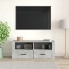 TV staliukas Televizoriaus spintelė, betono pilka, 100x35x40cm, mediena