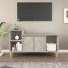 TV staliukas Televizoriaus spintelė, betono pilka, 100x35x55cm, mediena