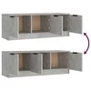 TV staliukas Televizoriaus spintelė, betono pilka, 102x35x36,5cm, mediena
