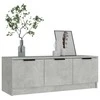 TV staliukas Televizoriaus spintelė, betono pilka, 102x35x36,5cm, mediena