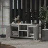 TV staliukas Televizoriaus spintelė, betono, 102x37,5x52,5cm, mediena