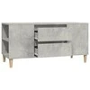 TV staliukas Televizoriaus spintelė, betono pilka, 102x44,5x50cm, mediena