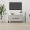 TV staliukas Televizoriaus spintelė, betono pilka, 102x44,5x50cm, mediena